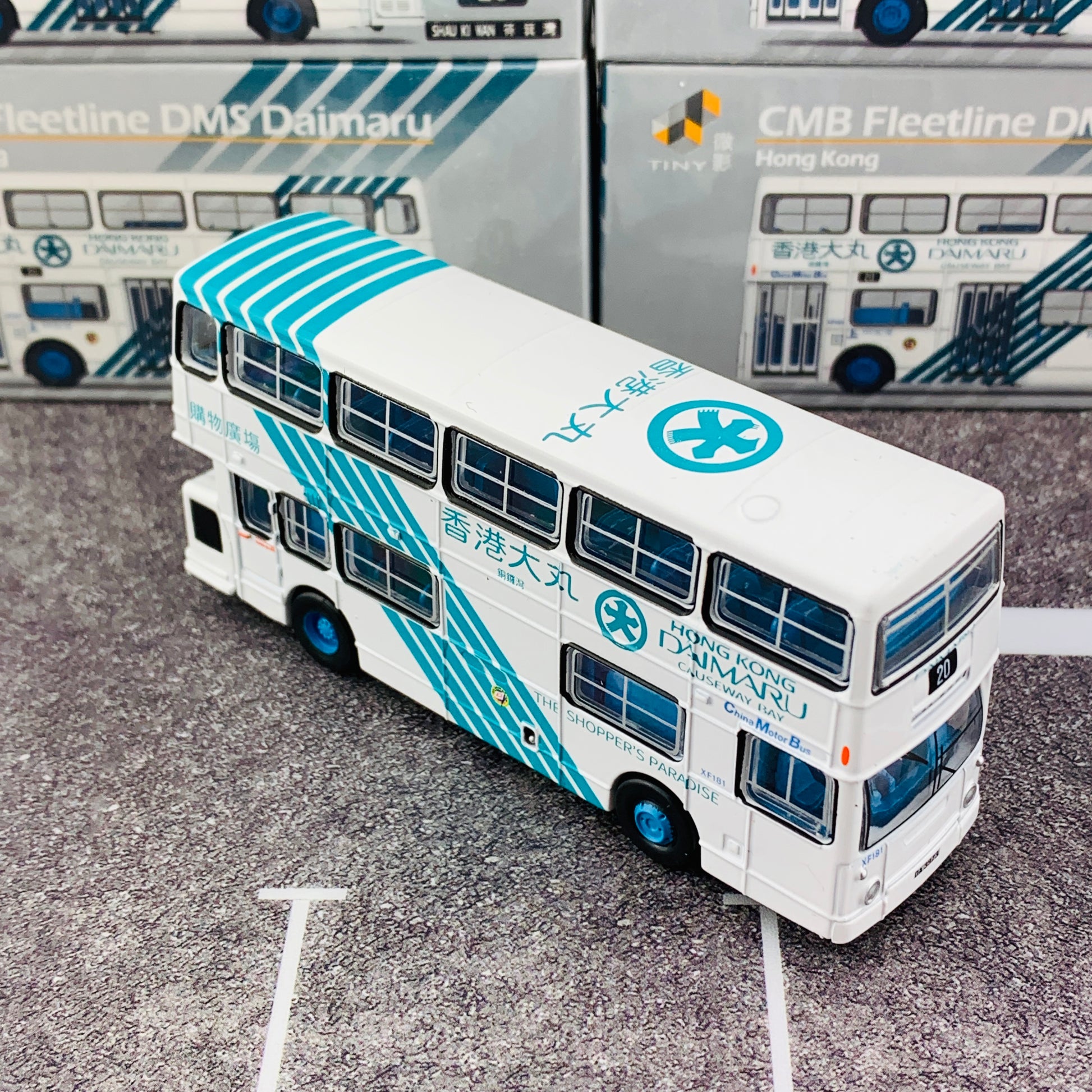Tiny CMB Fleetline DMS Daimaru Plus "Searching For Views in Hong Kong" 港漫境搜套裝 Ver.2 (香港大丸DMS巴士 + 漫畫 II)