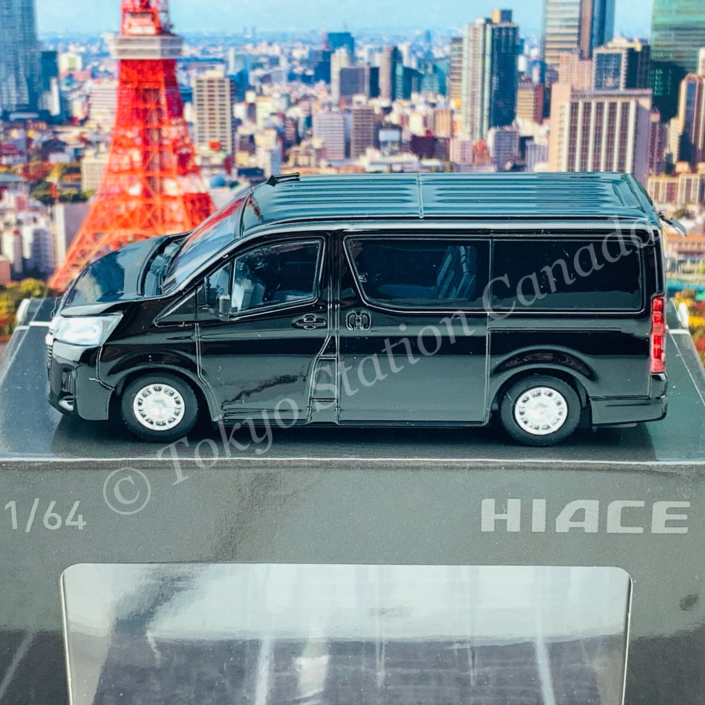 Model 1 1/64 Toyota Hiace 300 BLACK MICA C33123