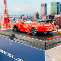 Ignition Model 1/64 Toyota Supra (JZA80) RZ Orido-Street Version RED with Mr. Orido IG2240