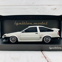 Ignition Model 1/18 Toyota Sprinter Trueno AE86 3 Door TK-Street Early Version White IG1772