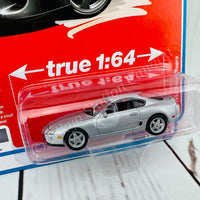 AUTO WORLD 1/64 1993 Toyota Supra Alpine Silver 849398045404