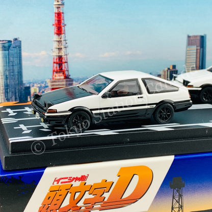 MODELER'S 1/64 Initial D Set Vol.1 Takumi Fujiwara Trueno (AE86) & Shinji Inui Trueno 2 Door (AE86) MD64201