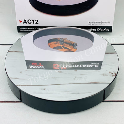 MINI GT 5" Display Turntable Black- Mirror Surface  MGTAC12