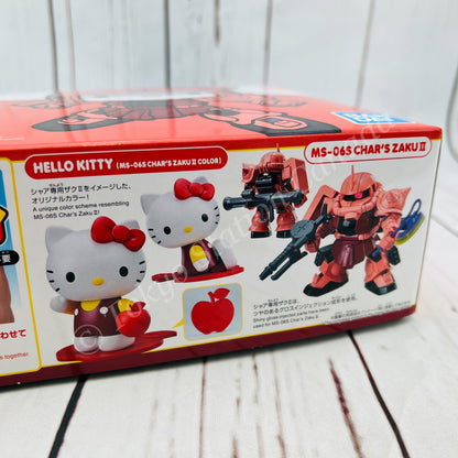 HELLO KITTY / MS-06S CHAR'S ZAKU II (SD GUNDAM CROSS SILHOUETTE) Plastic Model Kit Made in Japan 4573102610294