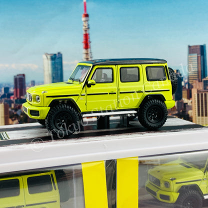 TARMAC WORKS ROAD64  1/64 Mercedes-AMG G63 Electric Beam/Yellow - WebStore Special Edition T64R-040-YE
