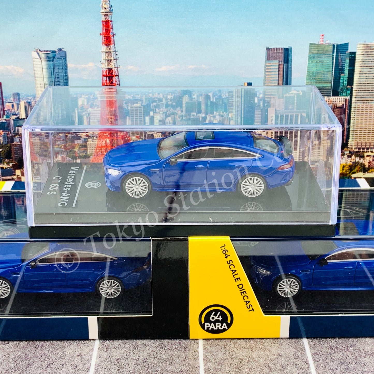 PARA64 1/64 Mercedes-AMG GT 63 S - Metallic Blue LHD PA-55281