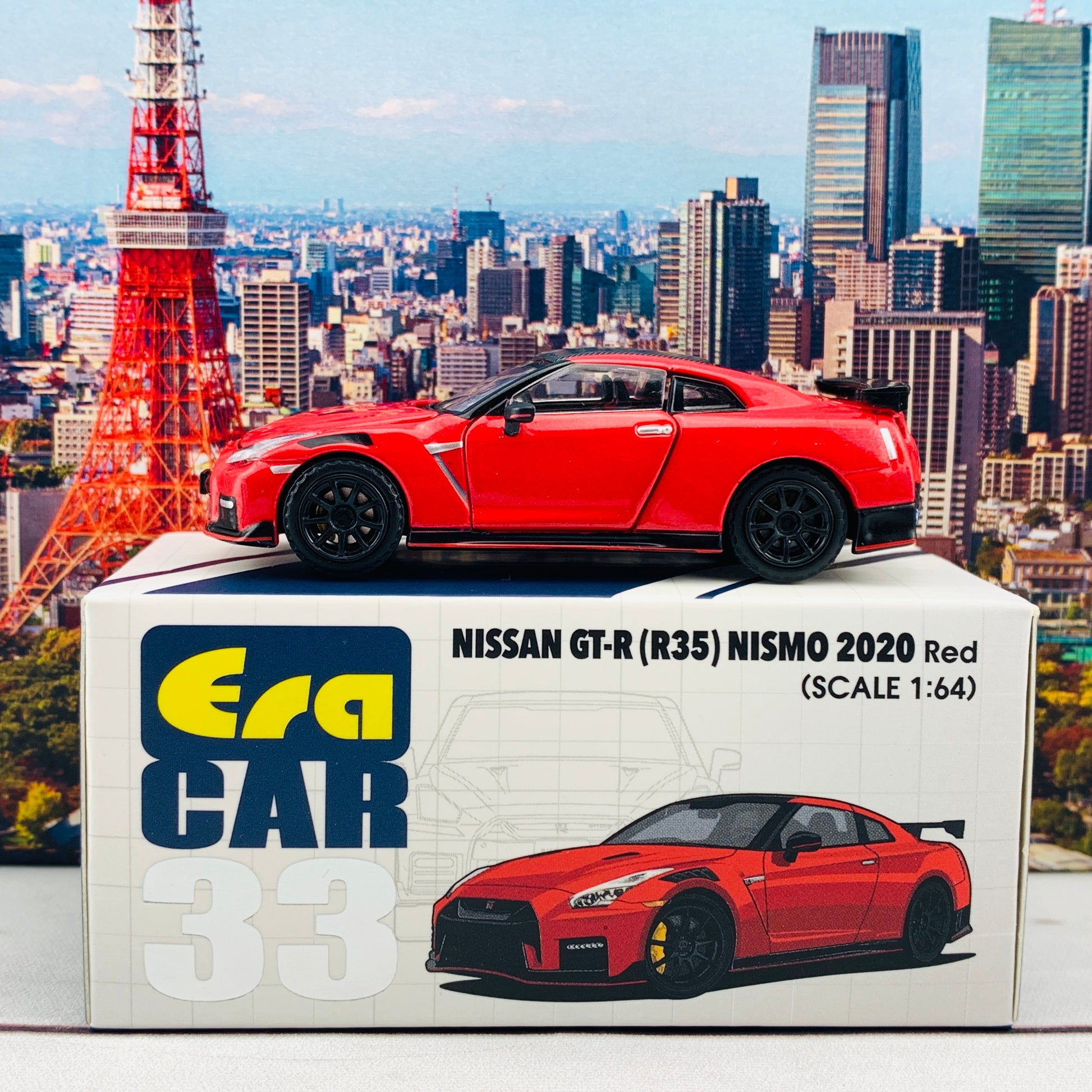 ERA CAR 33 1/64 Nissan GTR R35 NISMO 2020 Red NS20GTRRN33