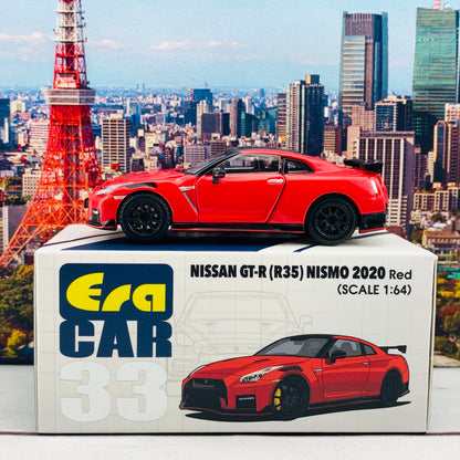 ERA CAR 33 1/64 Nissan GTR R35 NISMO 2020 Red NS20GTRRN33