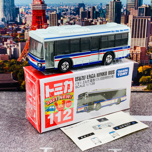 TOMICA 112 Isuzu Erga Rinko Bus First Edition 初回特別仕様 4904810160885
