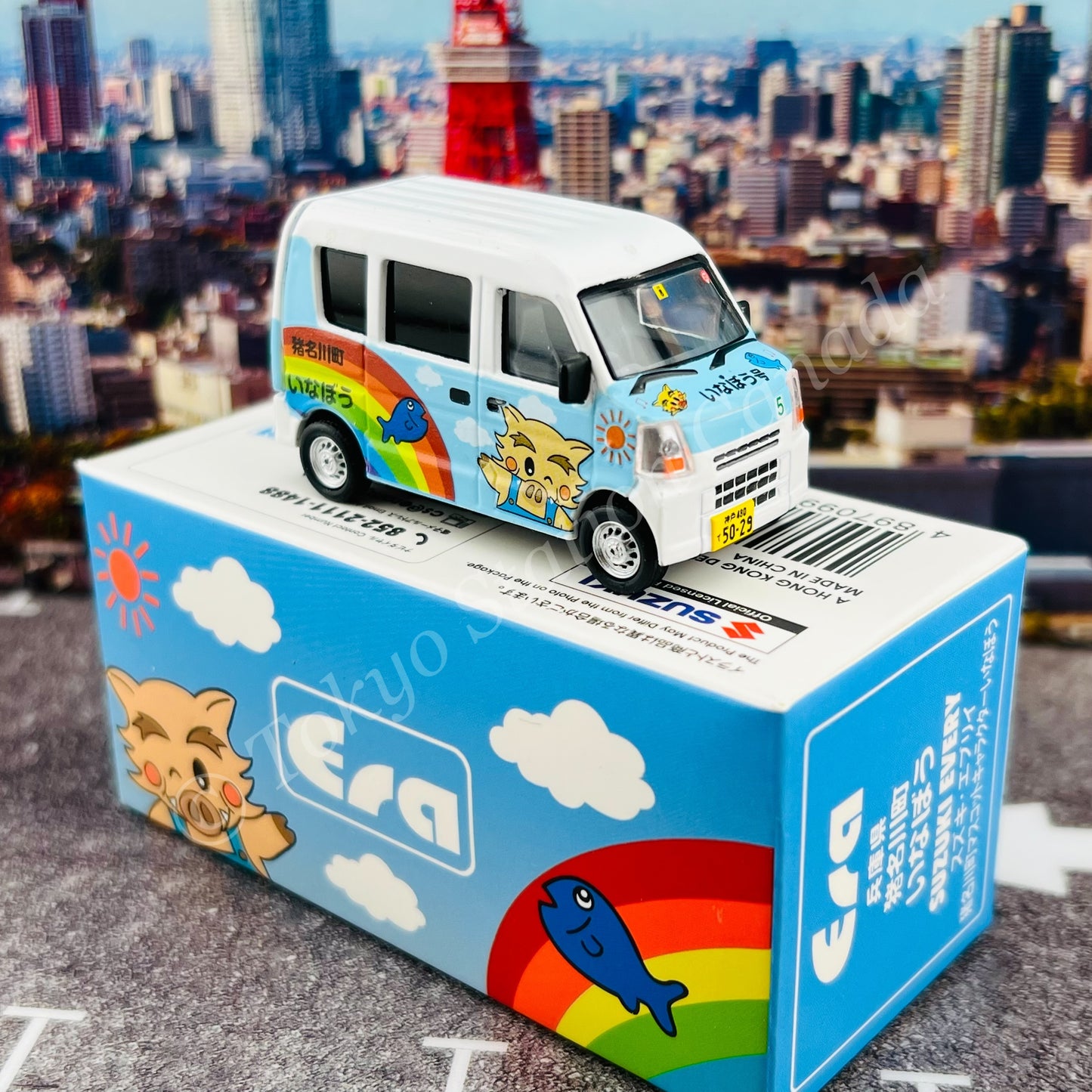 ERA CAR 1/64 Suzuki Every Hyogo Inagawa Mascot "Inabou" (4897099931744)
