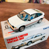 Tomica Limited Vintage Neo TOMYTEC 1/64 LV-N124d HONDA BALLADE SPORTS CRX (WHITE & SILVER)