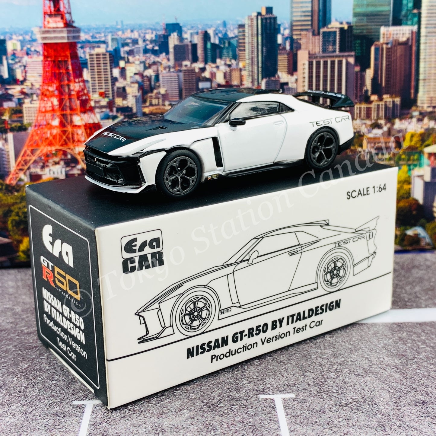 ERA CAR 1/64 SP Nissan GT-R50 By Italdesign - Production Version Test Car NS21GTRSP45