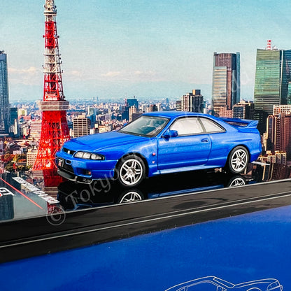 INNO64 1/64 NISSAN SKYLINE GT-R (R33) Championship Blue IN64-R33-CBL