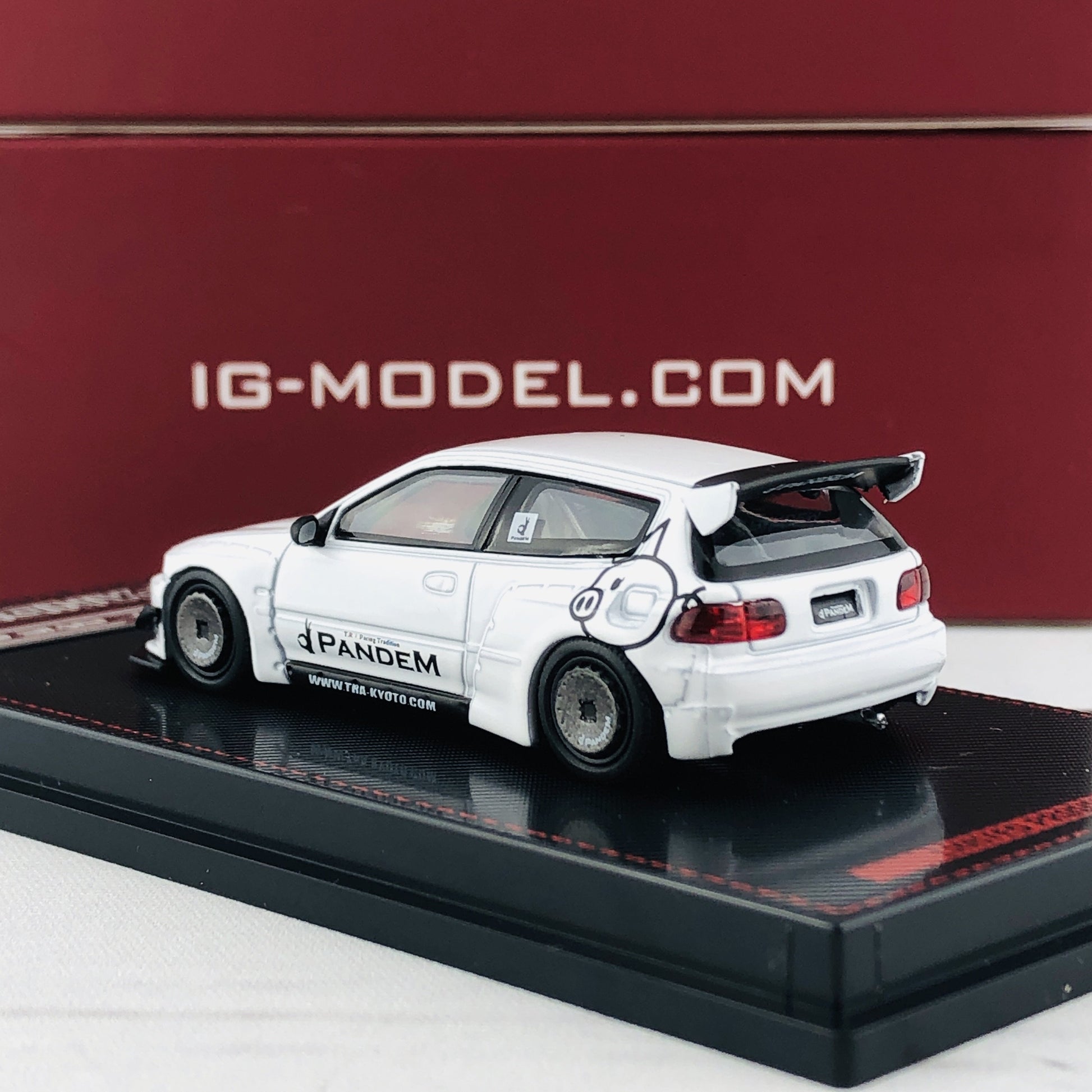 Ignition Model 1/64 Pandem Civic (EG6) White 1415