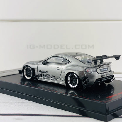 Ignition Model 1/64 Pandem Toyota 86 V3 Gray Metallic 1406