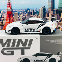 MINI GT 1/64 LB-Silhouette WORKS GT NISSAN 35GT-RR  Ver.2  White LBWK RHD MGT00209-R
