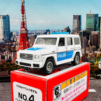 TOMICA EVENT MODEL No. 4 Mercedes Benz G Class Patrol Car (4904810798965)