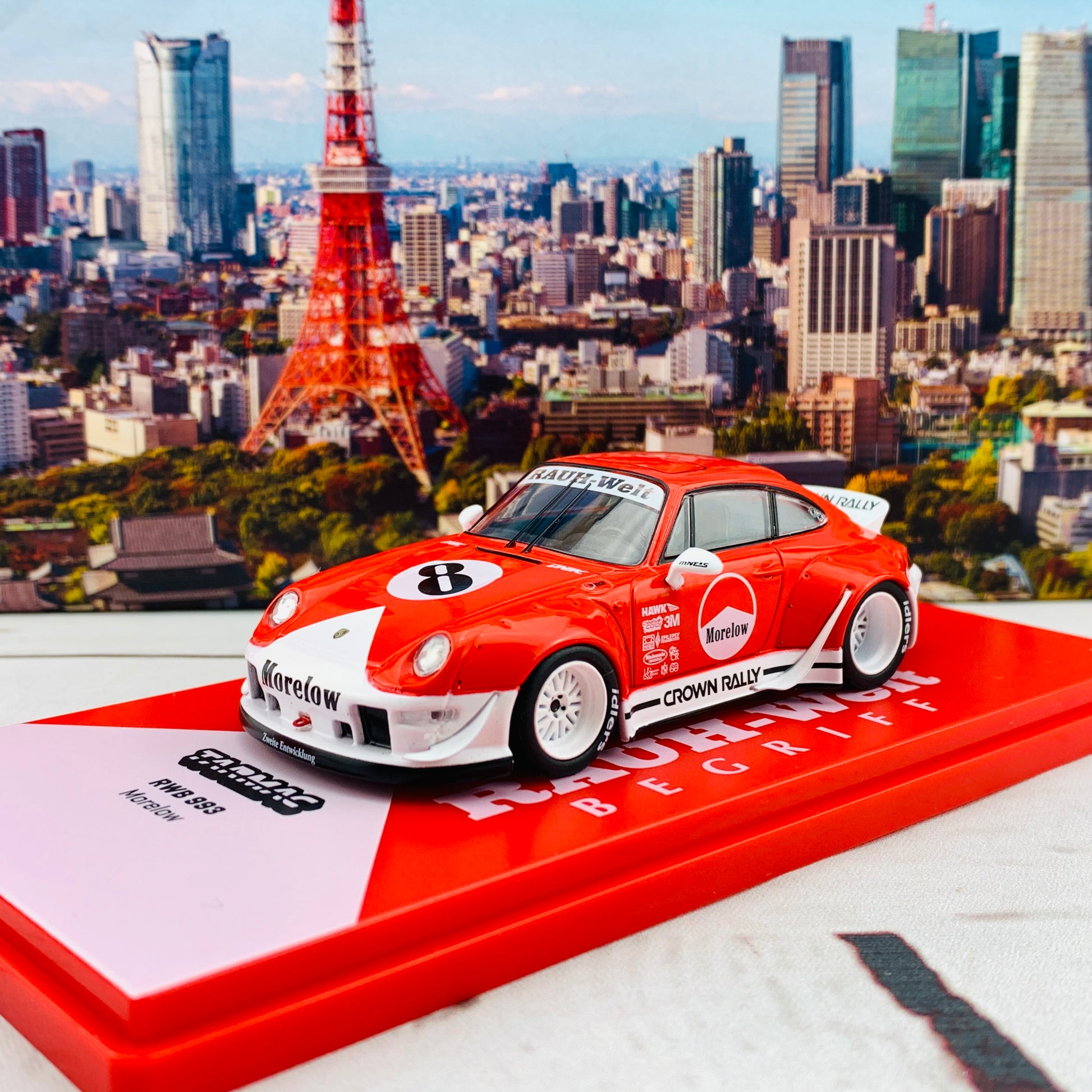 Tarmac Works 1/43 RWB 993 Morelow - MiniCar Fest Hong Kong Special Edition - HOBBY43 T43-014-ML