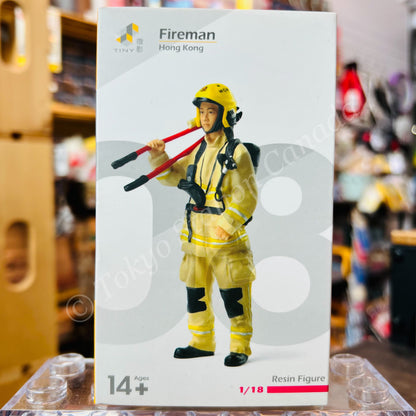 TINY 微影 1/18 Resin Figure 08 Fireman Hong Kong ATRF18008