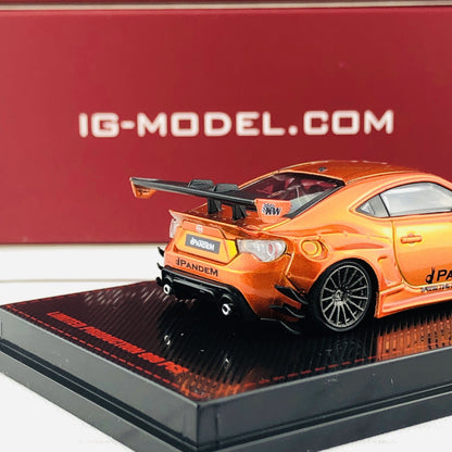 Ignition Model 1/64 Pandem Toyota 86 V3 Orange Metallic 1404
