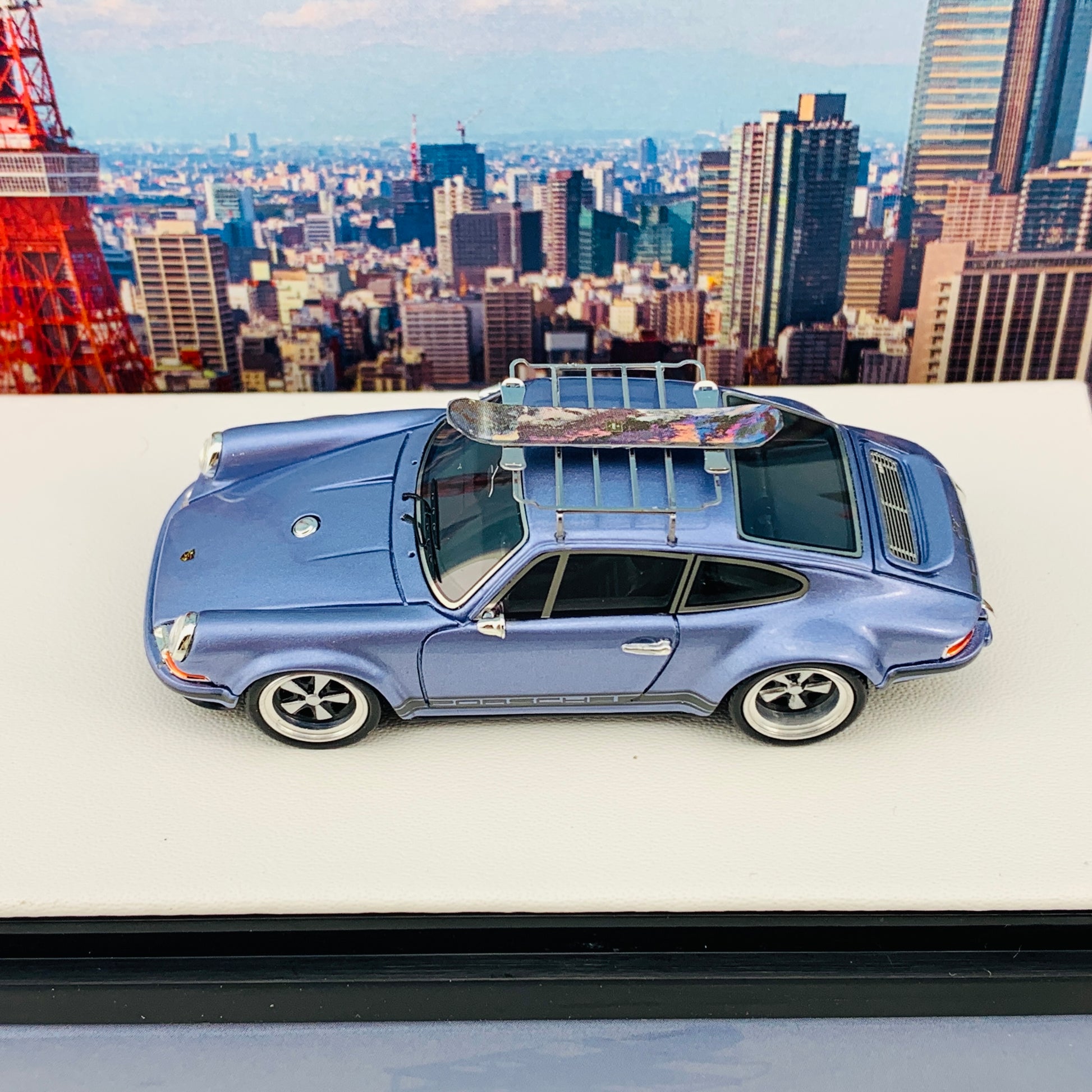 Timothy & Pierre Singer 911 with Luggage Rack & Surf Board