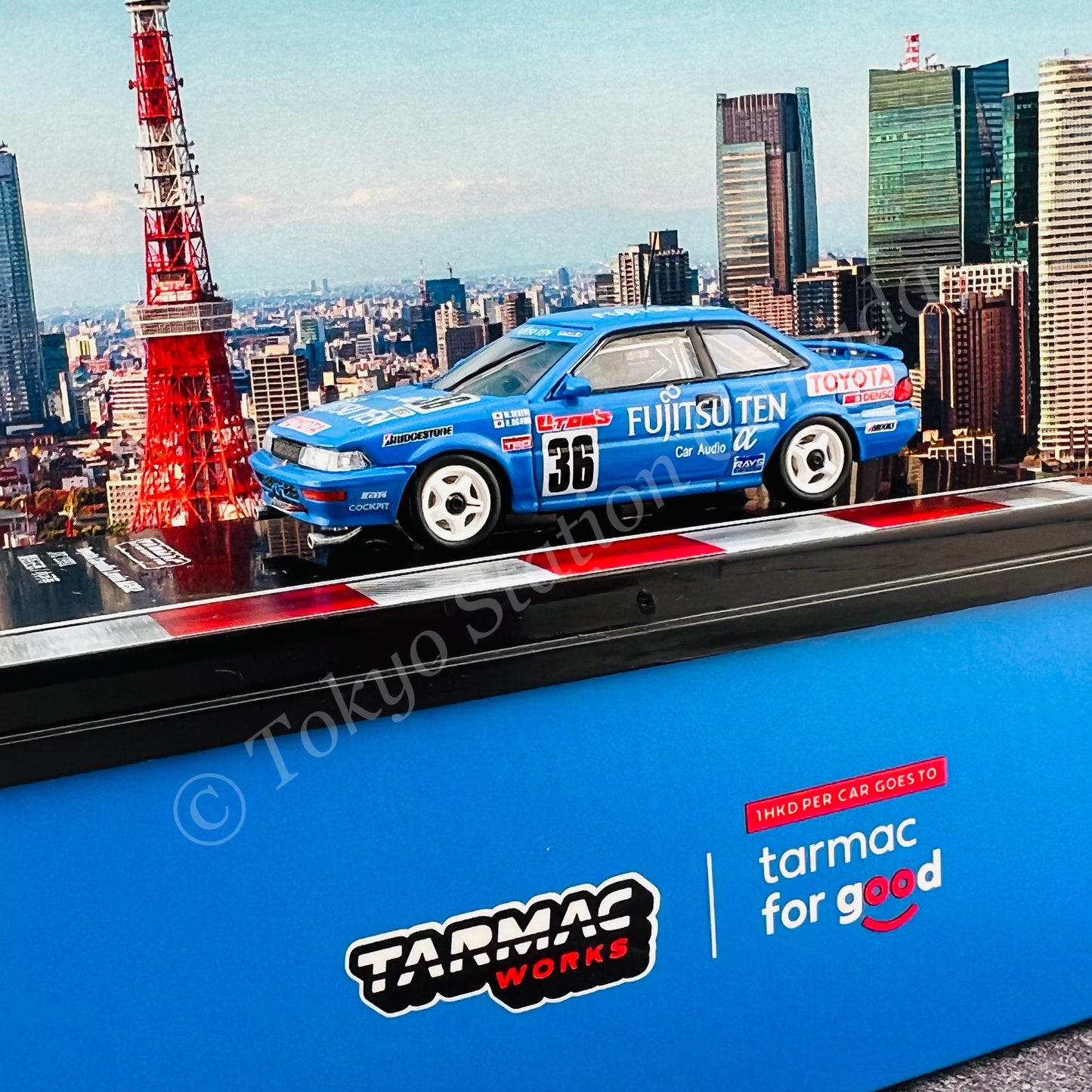 TARMAC WORKS 1/64 HOBBY64 Toyota Corolla Levin AE92 JTC 1991 関谷正徳 / 小河等 * Limited to 1248pcs * T64-036-91JTC36