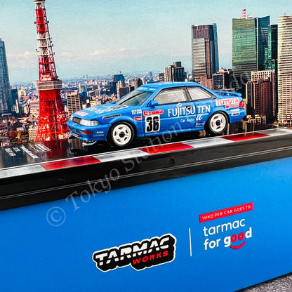TARMAC WORKS 1/64 HOBBY64 Toyota Corolla Levin AE92 JTC 1991 関谷正徳 / 小河等 * Limited to 1248pcs * T64-036-91JTC36