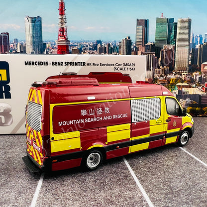 ERA CAR 1/64 03 MERCEDES - BENZ SPRINTER HK FireServices Car (MSAR) MB22SPR0301