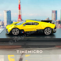 TIME MICRO x Bburago 1/64 Bugatti DIVO YELLOW