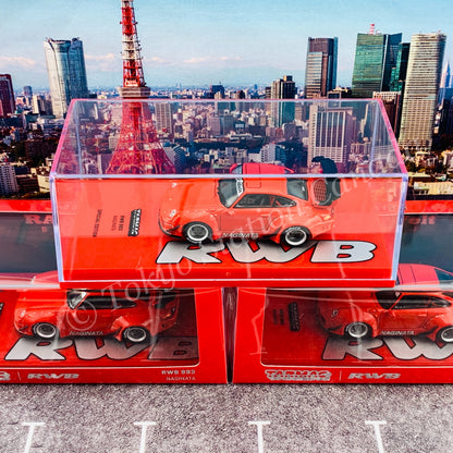 TARMAC WORKS HOBBY64 1/64 RWB 993 Naginata USA Special Edition T64-017-NA