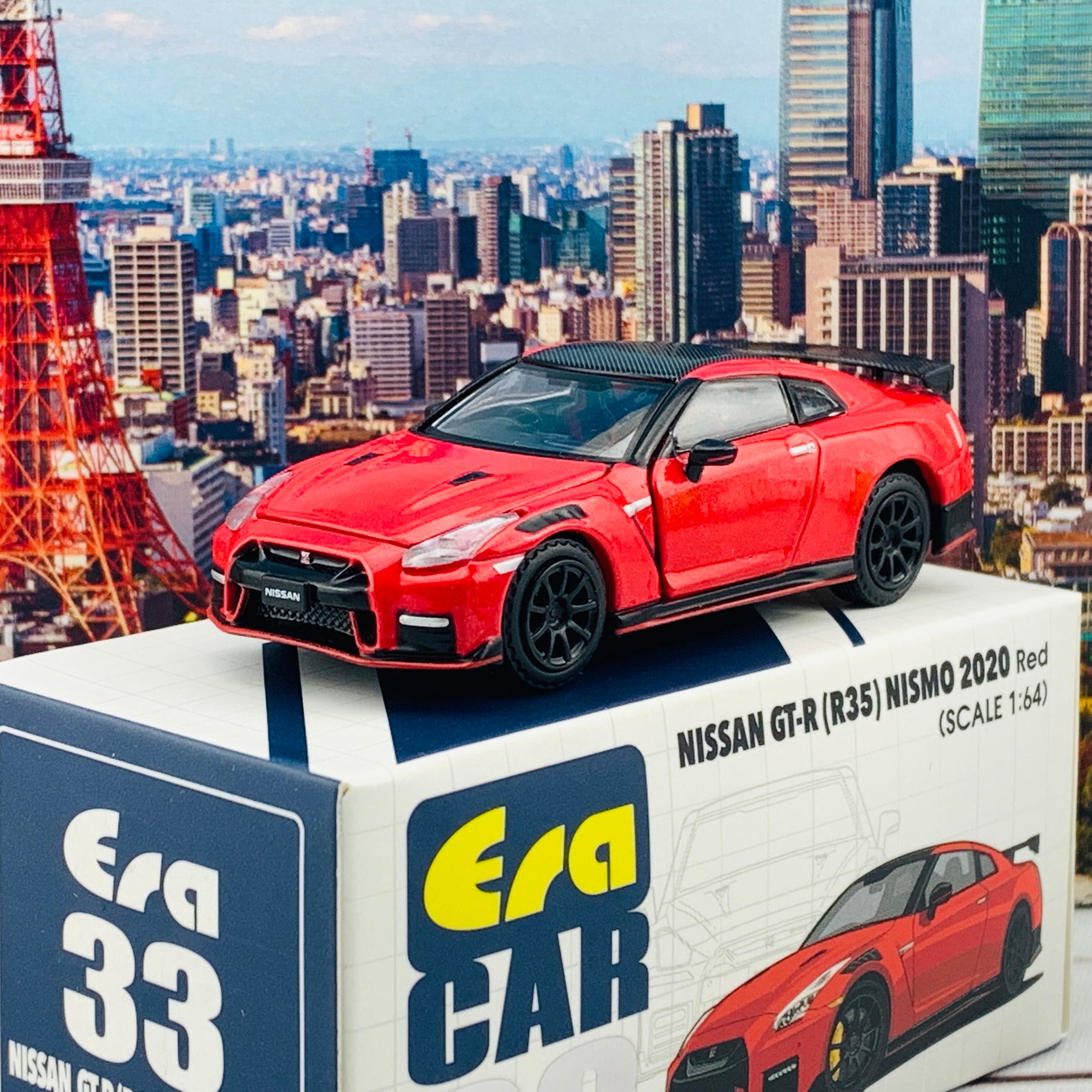 ERA CAR 33 1/64 Nissan GTR R35 NISMO 2020 Red NS20GTRRN33
