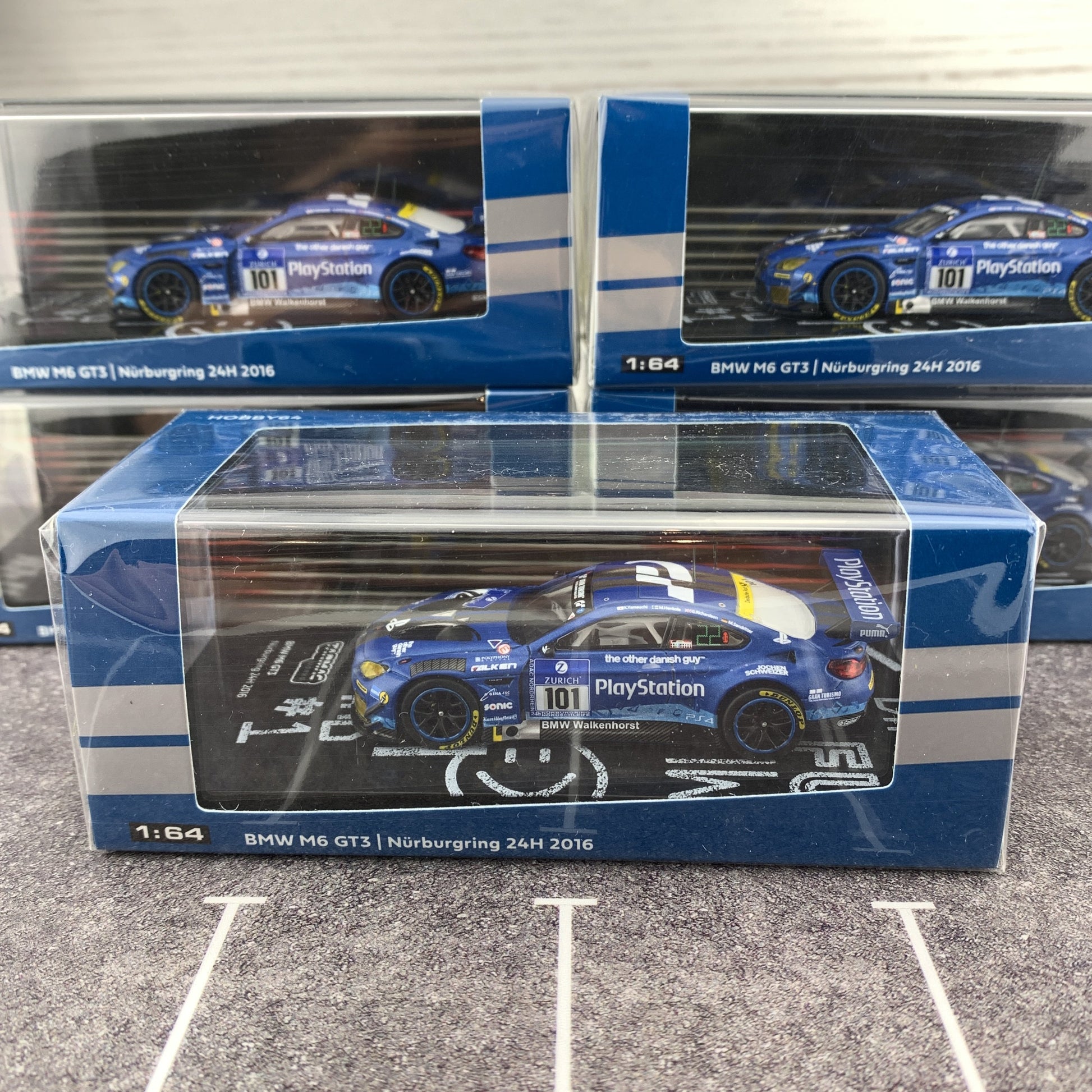 Tarmac Works 1/64 BMW M6 GT3 Nürburgring 24H 2016 T64-020-16NUR101