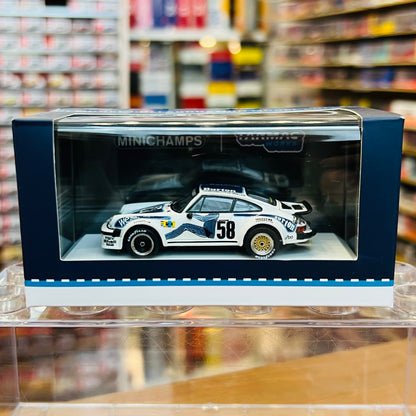 Tarmac Works x MINICHAMPS COLLAB64 1/64 Porsche 934  24h Le Mans 1977 #58 T64MC-003-BUR (643776458)