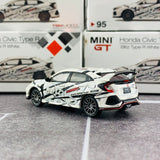 MINI GT 1/64 Honda Civic Type R (FK8) Blitz Type R White RHD MGT00095-R