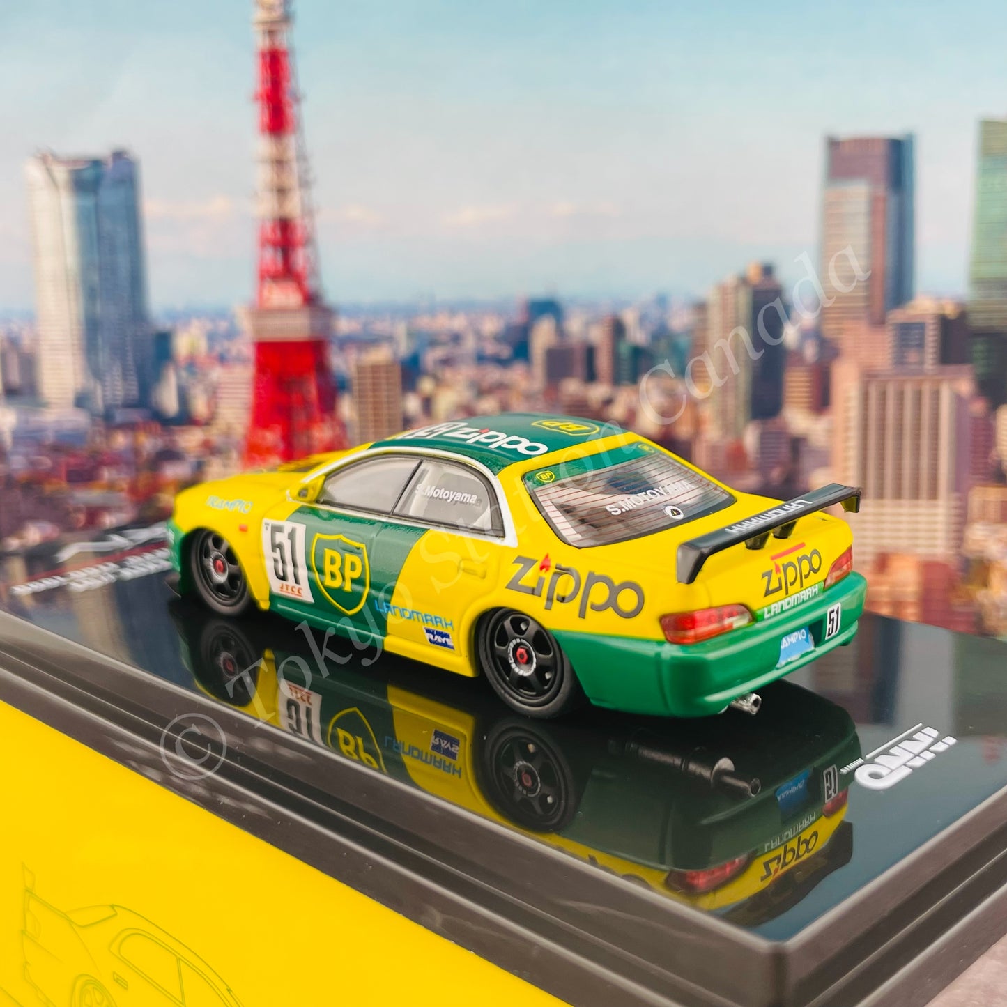 INNO64 1/64 TOYOTA CORONA EXIV #51 "OBJECT T TRAMPIO ZIPPO" JTCC 1995 IN64-EXIV-BP