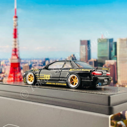 INNO64 1/64 NISSAN SILVIA S13 PANDEM ROCKET BUNNY Black IN64-S13V1-BLA
