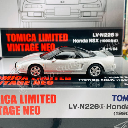 Tomytec Limited Vintage Neo 1/64 Honda NSX SILVER LV-N226b