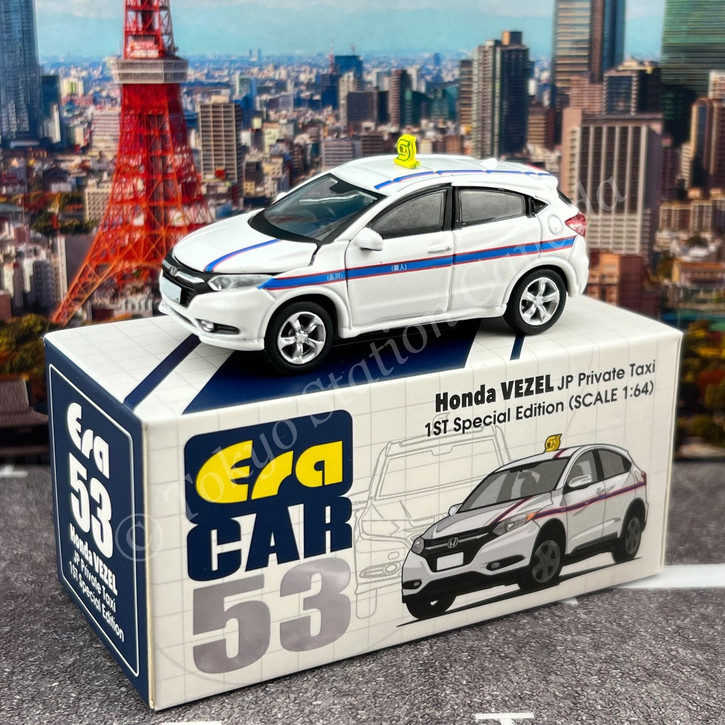 ERA CAR 1/64 53 Honda Vezel JP Private Taxi 1st SP Edition 4897099931553