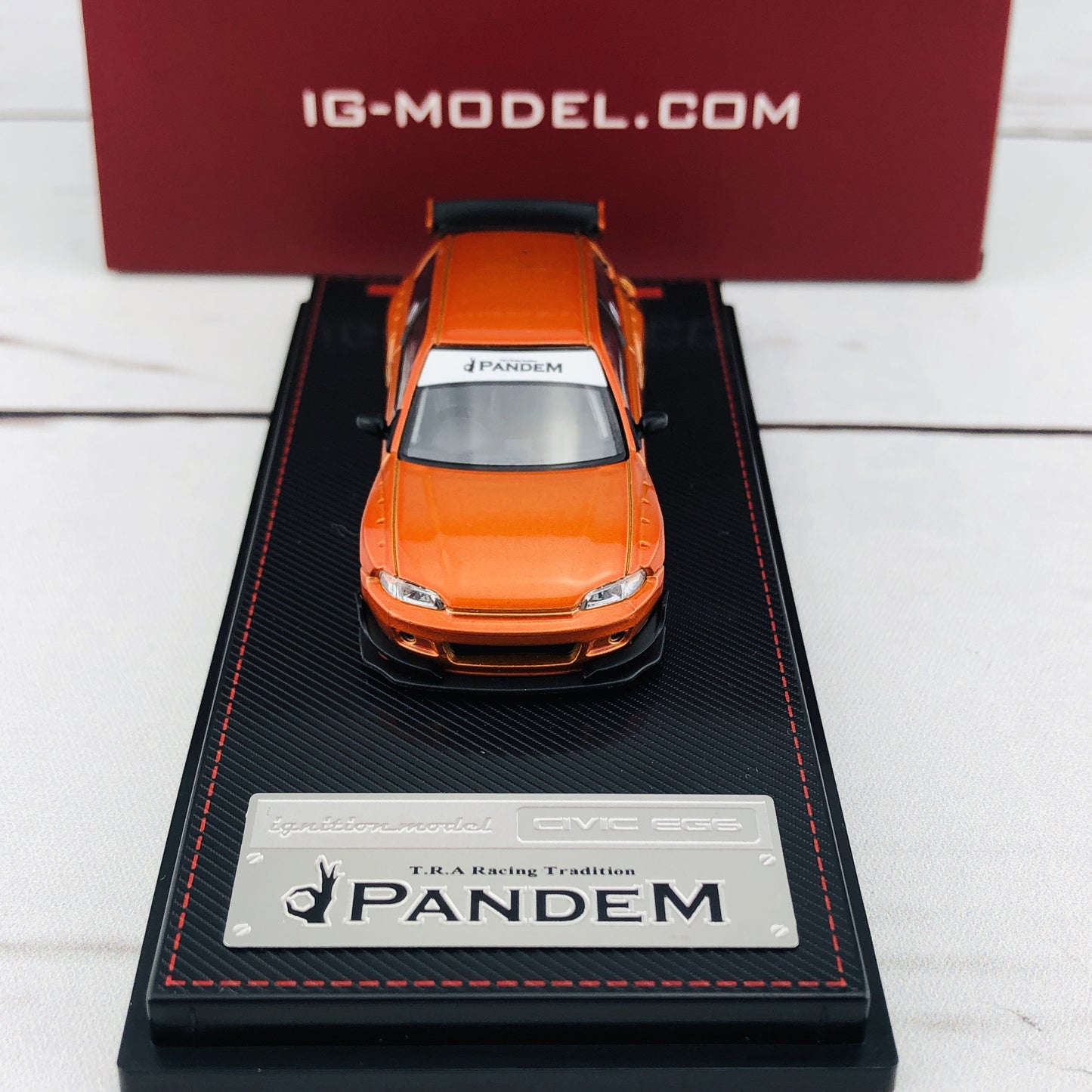 Ignition Model 1/64 Pandem Civic (EG6) Orange Metallic 1702