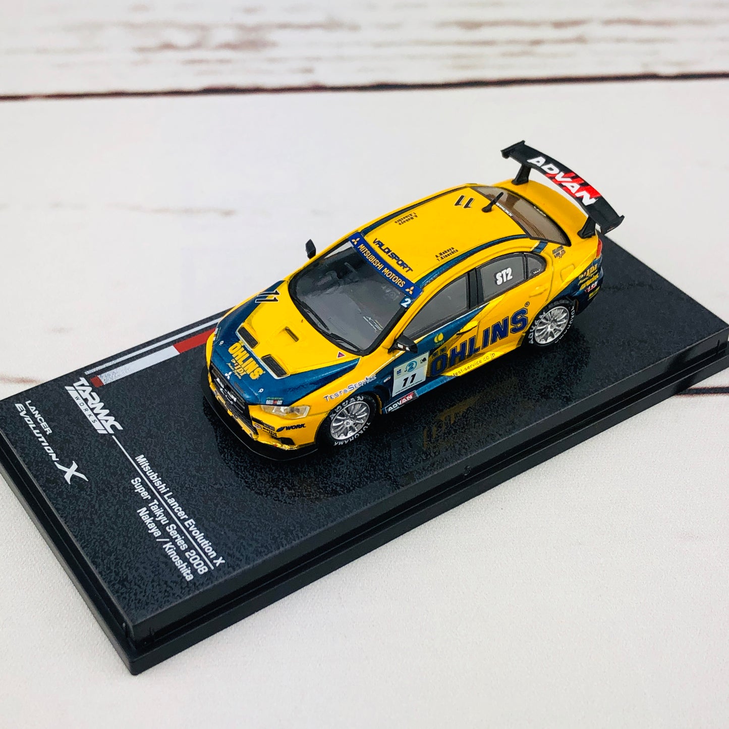 Tarmac Works 1/64 Mitsubishi Lancer Evolution X Super Taikyu Series 2008 #11 T64-004-OHL