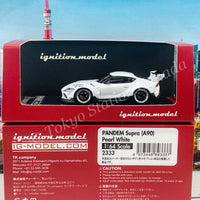 Ignition Model 1/64 PANDEM Supra (A90) Pearl White IG2333