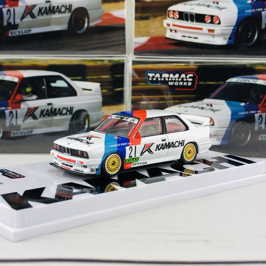 Tarmac Works 1/64 BMW M3 E30 Macau Cup Race 1991 Charles Kwan T64-009-91MCR21