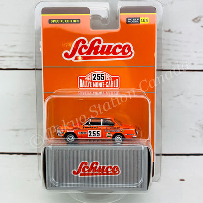 Tarmac Works x Schuco 1/64 BMW 2002 Jagermeister Rally Monte Carlo 1973 T64S-007-JAG