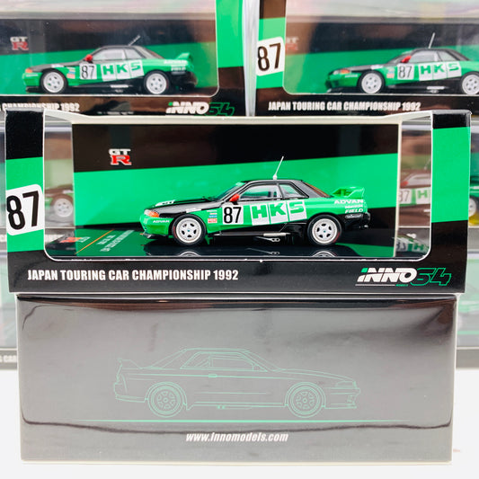 INNO64 NISSAN SKYLINE GTR R32 #87 HKS JTC 1992 IN64-R32-HKS92