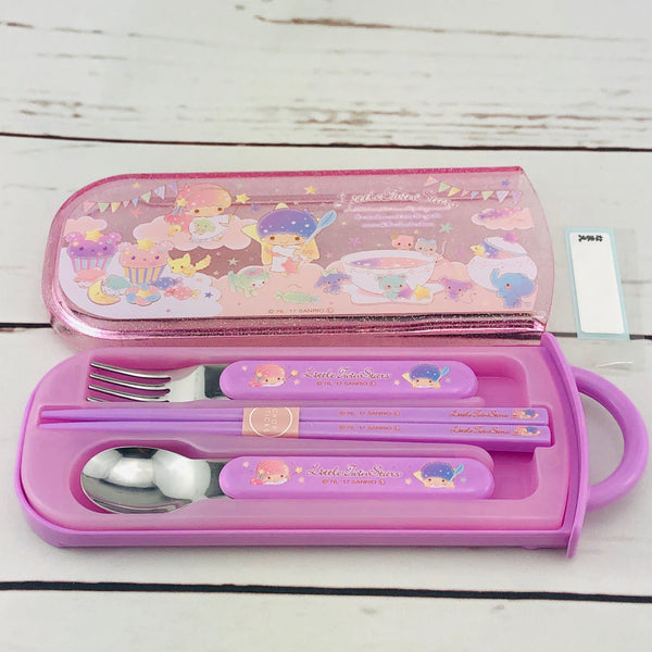 Little Twin Stars Cutlery Set by SKATER TCS1AM