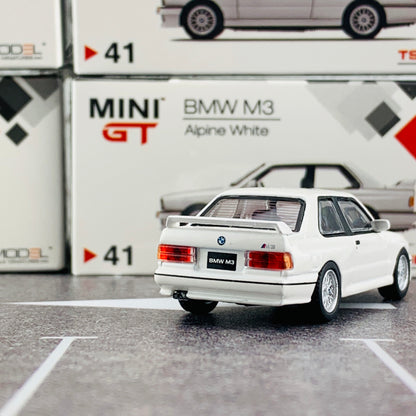 MINI GT 1/64 BMW M3 (E30) Alpine White RHD MGT00041-R