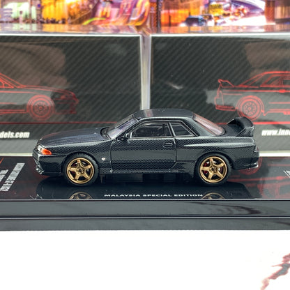 INNO64 1/64 Nissan Skyline GTR R32 Full Carbon Malaysia Special Edition IN64-R32-CBMS