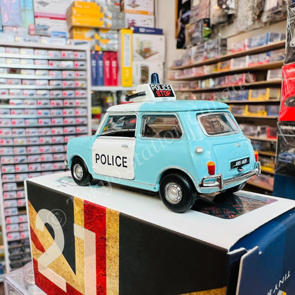 TINY 微影 UK21 Austin Mini British UK Police Car Blue ATCUK64009