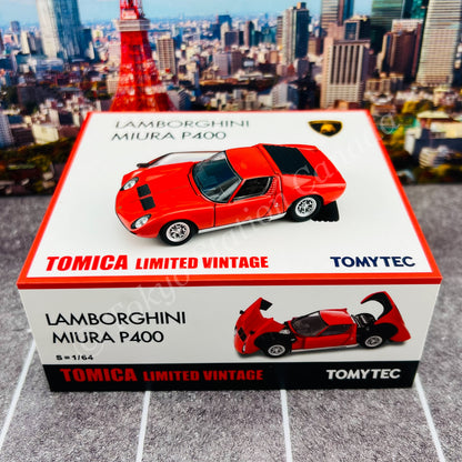 TOMYTEC Tomica Limited Vintage 1/64 LV Lamborghini Miura SV (Red)