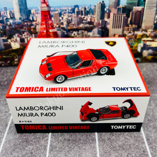 TOMYTEC Tomica Limited Vintage 1/64 LV Lamborghini Miura SV (Red)